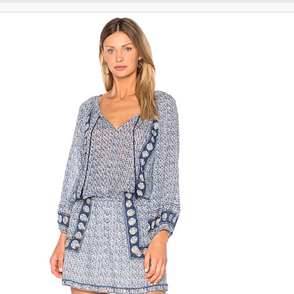 Joie Dresses & Skirts - JOIE Boho Almee Cotton Blouson Dress NWT